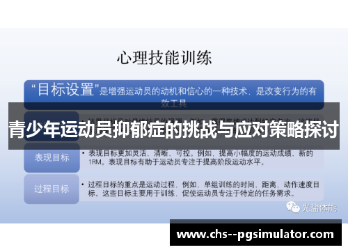 青少年运动员抑郁症的挑战与应对策略探讨